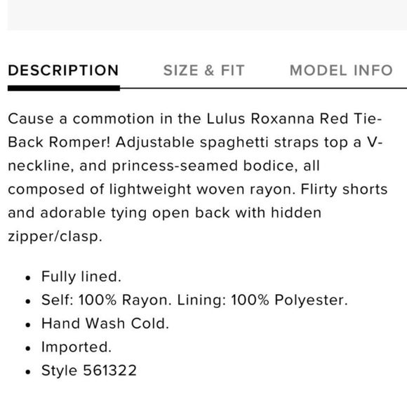 Lulus Roxanna Red Tie Back Romper - Picture 13 of 13